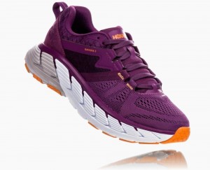 Basket Hoka Gaviota 2 Femme Violette Noir | MJVT54170