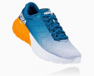 Basket Hoka Mach 2 Homme Bleu Noir | IDYT07893