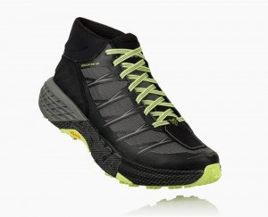 Botte Randonnée Hoka Speedgoat Mid Waterproof Homme Noir Grise | NGLB25964