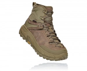 Botte Randonnée Hoka Tor Ultra Hi 2 Waterproof Homme Vert Olive | ZCIN25768