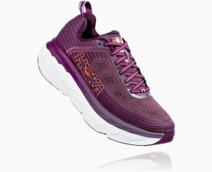 Chaussure de Marche Hoka Bondi 6 Femme Violette | GJCI76450