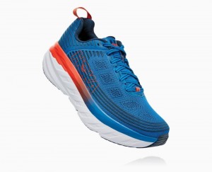 Chaussures De Récupération Hoka Bondi 6 Homme Bleu Royal Bleu Bleu | GTNA84725