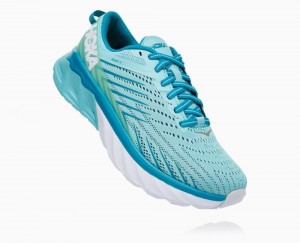 Chaussures Running Route Hoka Arahi 4 Femme Marron Bleu | PMLH37486