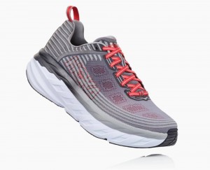 Chaussures Running Route Hoka Bondi 6 Homme Grise | LYEQ54610