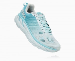 Chaussures Running Route Hoka Clifton 6 Femme Marron Bleu | SNKL82640