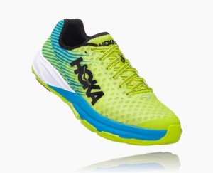 Chaussures Running Route Hoka EVO Carbon Rocket Femme Orange Bleu | DRTY37152