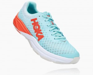 Chaussures Running Route Hoka EVO Carbon Rocket Femme Marron Rouge | TUSC03245