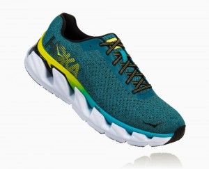 Chaussures Running Route Hoka Elevon Homme Bleu Noir | QRTI89173