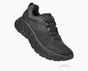 Chaussures Running Route Hoka Gaviota 2 Homme Noir Grise Foncé | PGYD12704