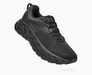 Chaussures Running Route Hoka Gaviota 2 Femme Noir Grise Foncé | WPER72601