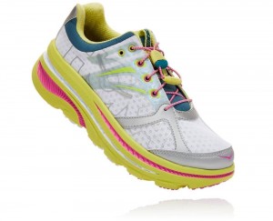 Chaussures Running Route Hoka Outdoor Voices Bondi B Femme Vert Clair Rose | RKNL92134