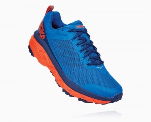 Chaussures Trail Hoka Challenger ATR 5 Homme Bleu Royal Bleu Rouge | TUDF36504