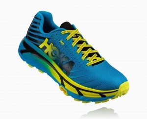 Chaussures Trail Hoka EVO Mafate Femme Bleu Orange | TMXS67152