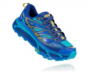 Chaussures Trail Hoka Mafate Speed 2 Femme Bleu | DXPE52601