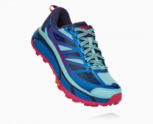 Chaussures Trail Hoka Mafate Speed 2 Femme Bleu Royal Bleu Marron | TSVE12754