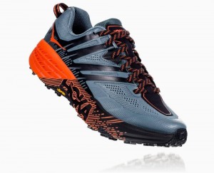 Chaussures Trail Hoka Speedgoat 3 Homme Stormy Weather/Tangerine Tango | KBPO24930