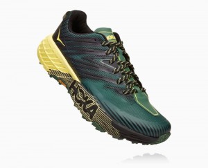 Chaussures Trail Hoka Speedgoat 4 Homme Myrtle/Limelight | YTMW64073