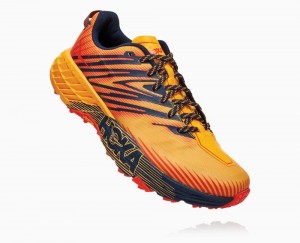 Chaussures Trail Hoka Speedgoat 4 Homme Doré Noir | ZSPE81364