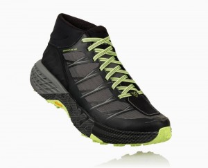 Chaussures Trail Hoka Speedgoat Mid Waterproof Homme Noir Grise | XHQD36591