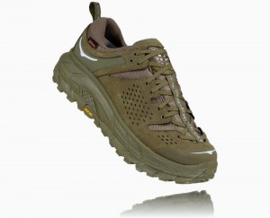 Chaussures Trail Hoka Tor Ultra Low Wp Jp Homme Vert Olive | THOV54692