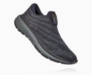 Slip On Hoka Cavu 3 Femme Noir Grise Foncé | QVEZ47628