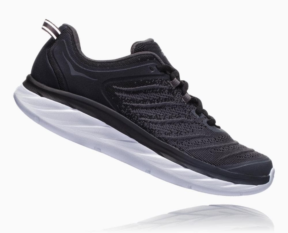 Basket Hoka Akasa Femme Noir Grise Foncé | DOUA13968