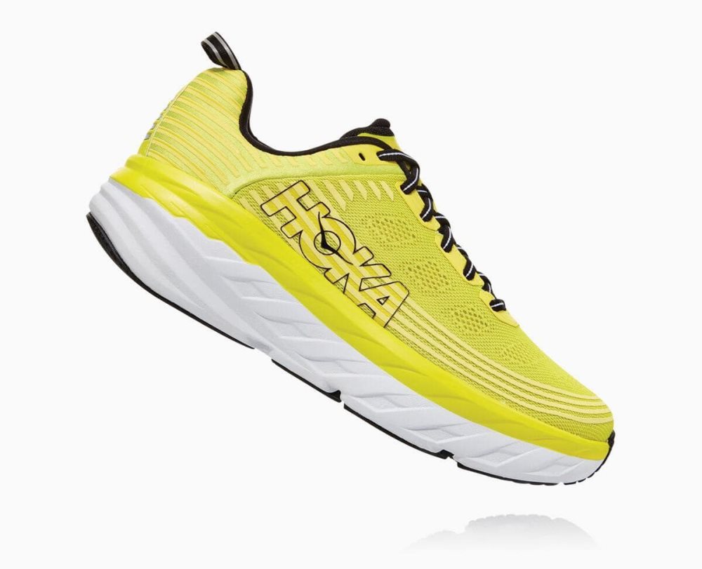 Basket Hoka Bondi 6 Wide Homme Orange Grise Foncé | SOJB29481