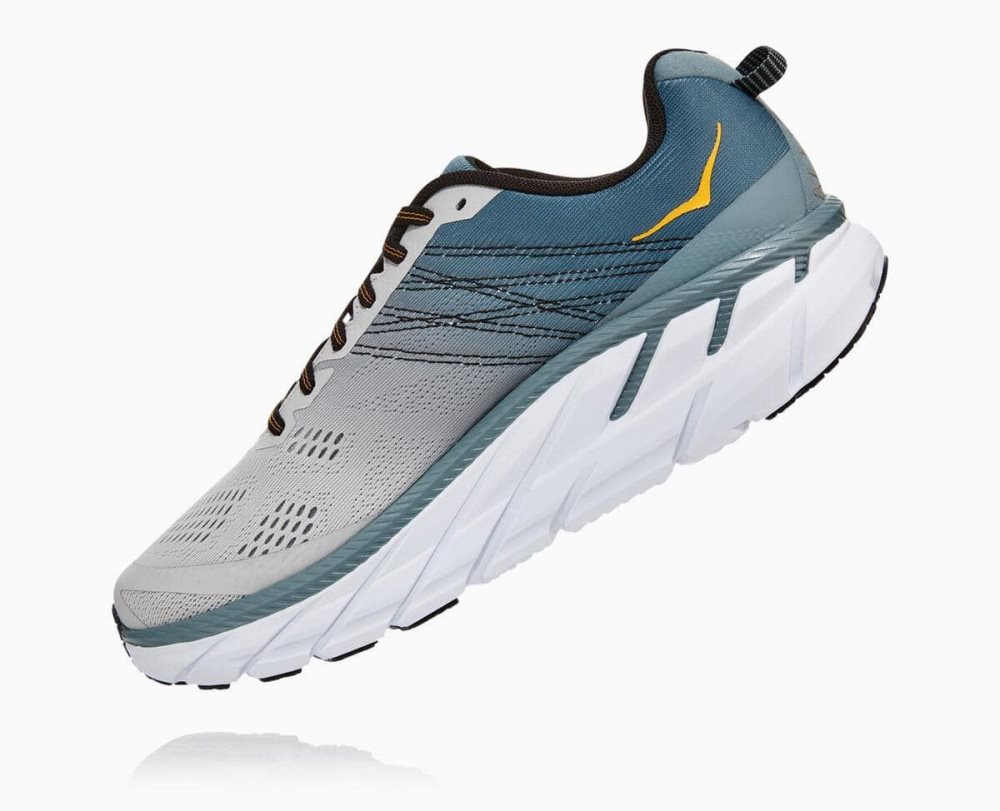 Basket Hoka Clifton 6 Homme Lead/Lunar Rock | UIGQ17429