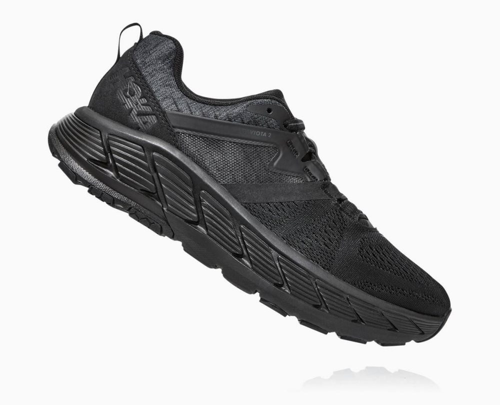 Basket Hoka Gaviota 2 Homme Noir Grise Foncé | GILQ27309