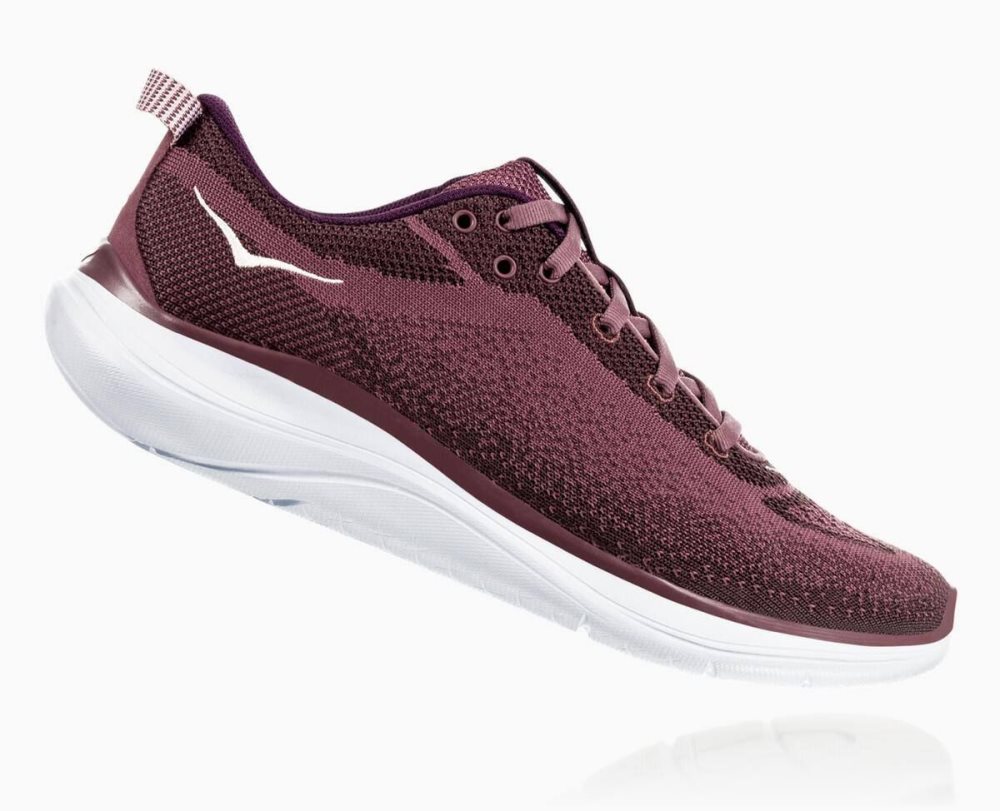 Basket Hoka Hupana Flow Femme Rose Marron Noir | PJRD64592