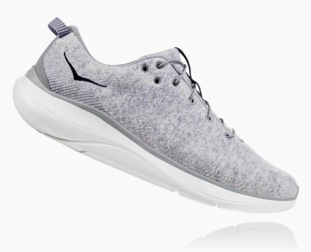 Basket Hoka Hupana Flow Wool Homme Grise Foncé | PVNJ46125