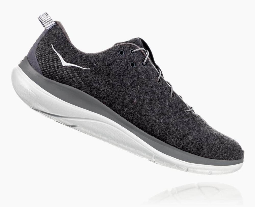 Basket Hoka Hupana Flow Wool Homme Grise Foncé Grise | UEPT36501