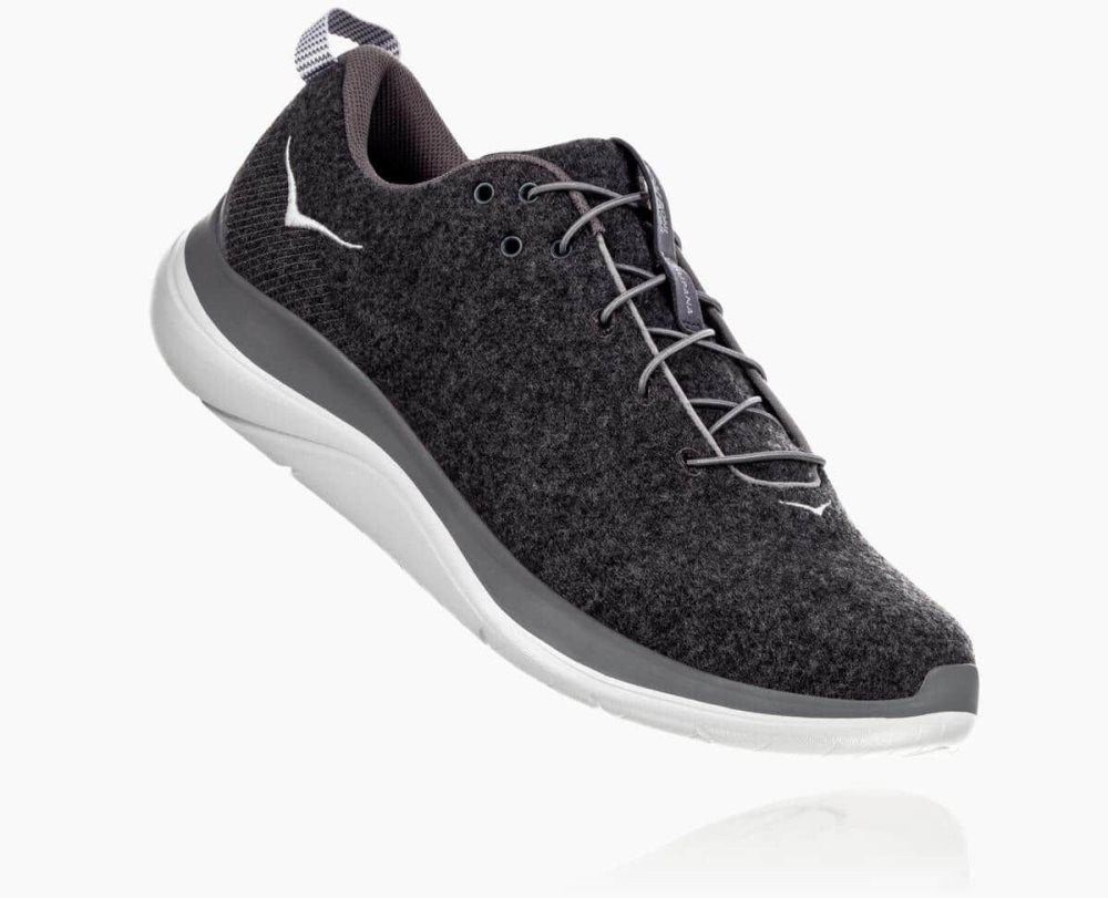 Basket Hoka Hupana Flow Wool Homme Grise Foncé Grise | UEPT36501