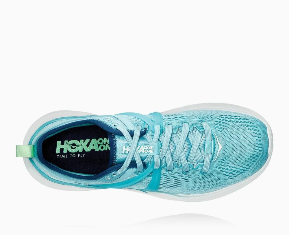 Basket Hoka Tivra Femme Marron Bleu | GYZJ65301