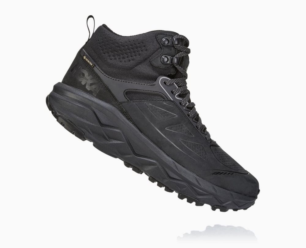 Botte Randonnée Hoka Challenger Mid GORE Homme Noir | HRUT07418