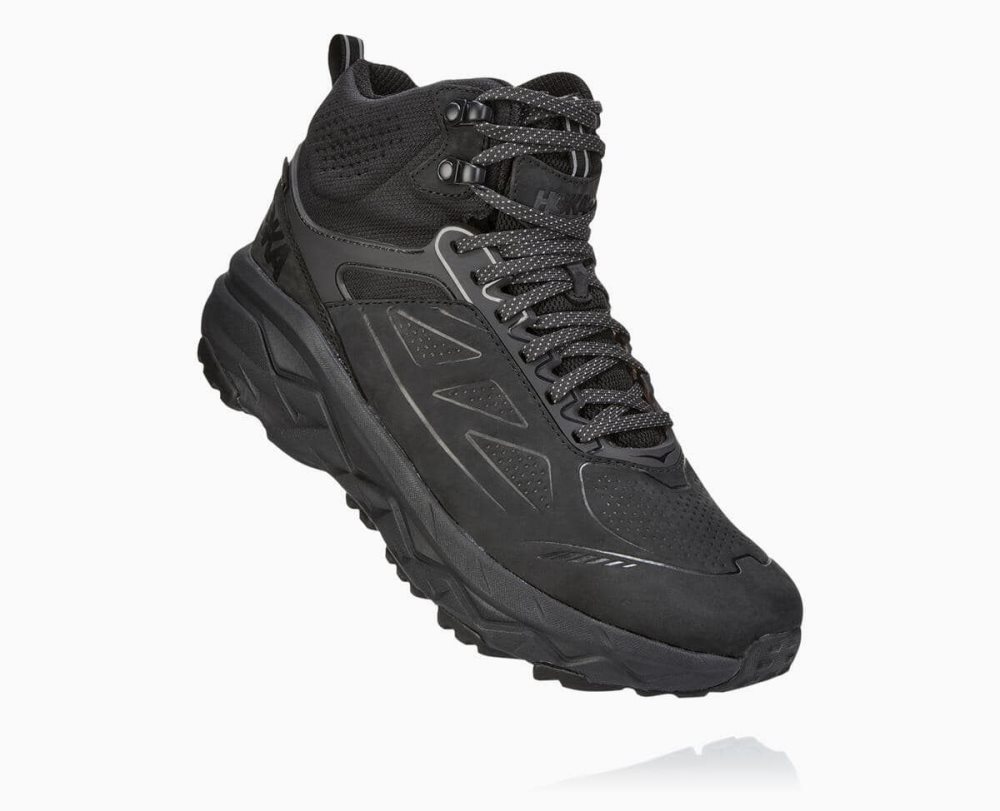 Botte Randonnée Hoka Challenger Mid GORE Homme Noir | HRUT07418