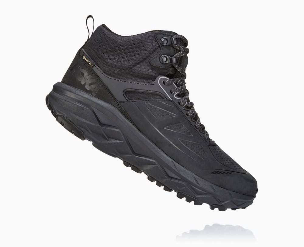 Botte Randonnée Hoka Challenger Mid GORE Homme Noir | OPUZ59760