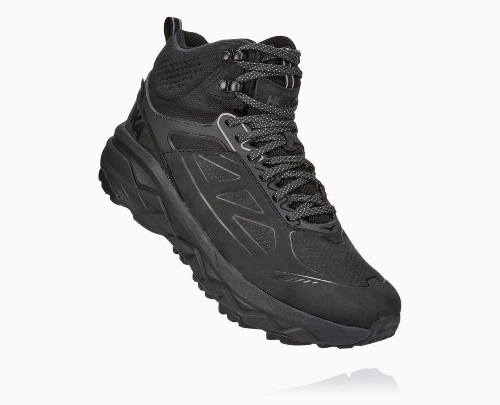 Botte Randonnée Hoka Challenger Mid GORE Homme Noir | OPUZ59760