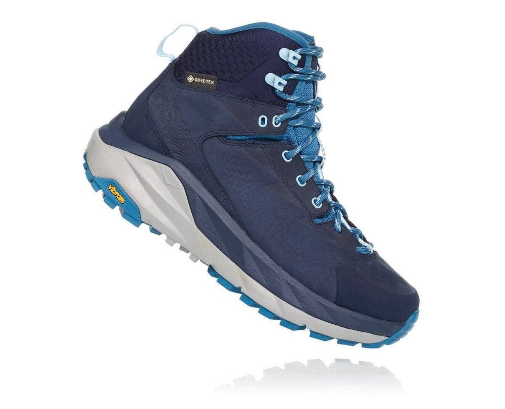 Botte Randonnée Hoka Kaha GORE Femme Noir Bleu | SOVT15604