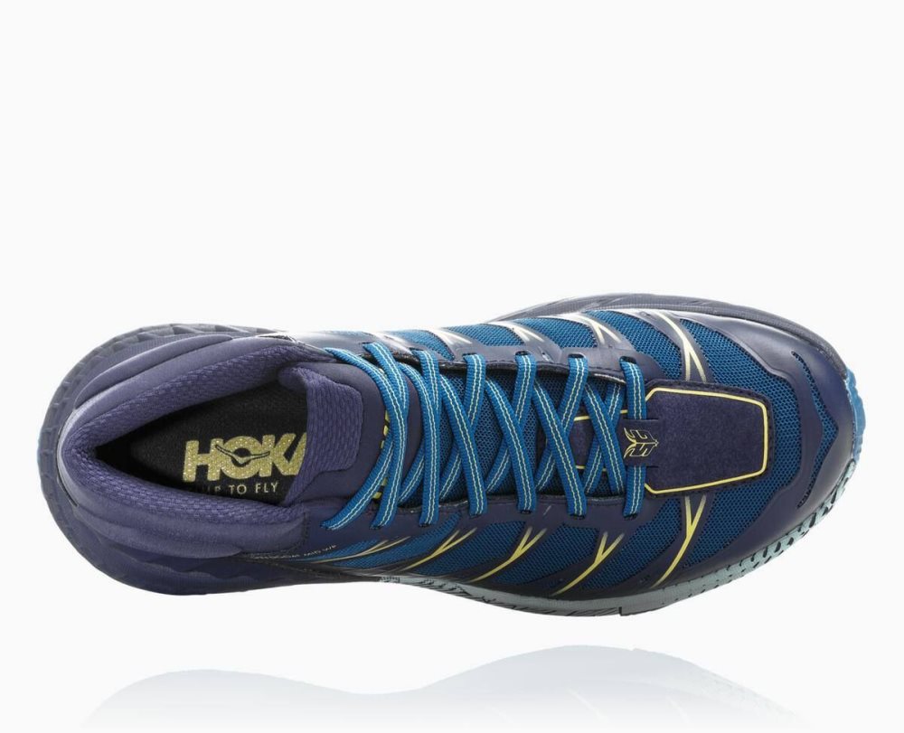 Botte Randonnée Hoka Speedgoat Mid Waterproof Femme Bleu | ILXU90273