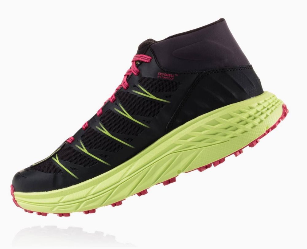 Botte Randonnée Hoka Speedgoat Mid Waterproof Femme Noir | BCWR38769