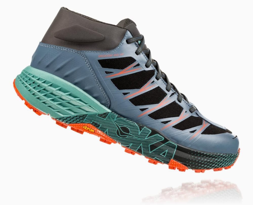 Botte Randonnée Hoka Speedgoat Mid Waterproof Homme Vert | TINZ45672