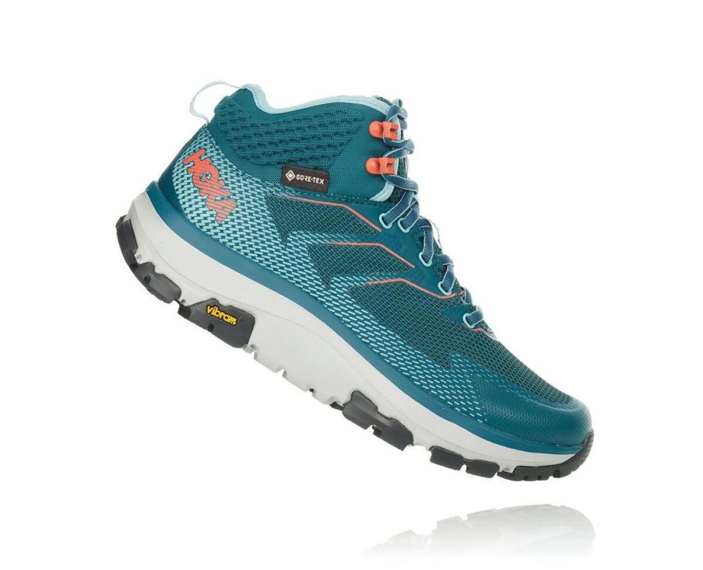 Botte Randonnée Hoka Toa GORE Femme Turquoise Clair | PZYW39128