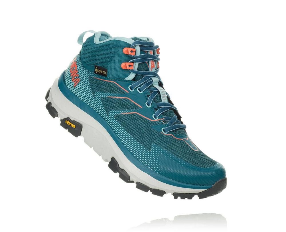 Botte Randonnée Hoka Toa GORE Femme Turquoise Clair | PZYW39128