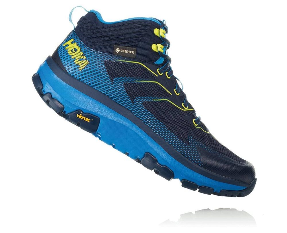 Botte Randonnée Hoka Toa GORE Homme Noir Bleu | USMD13652