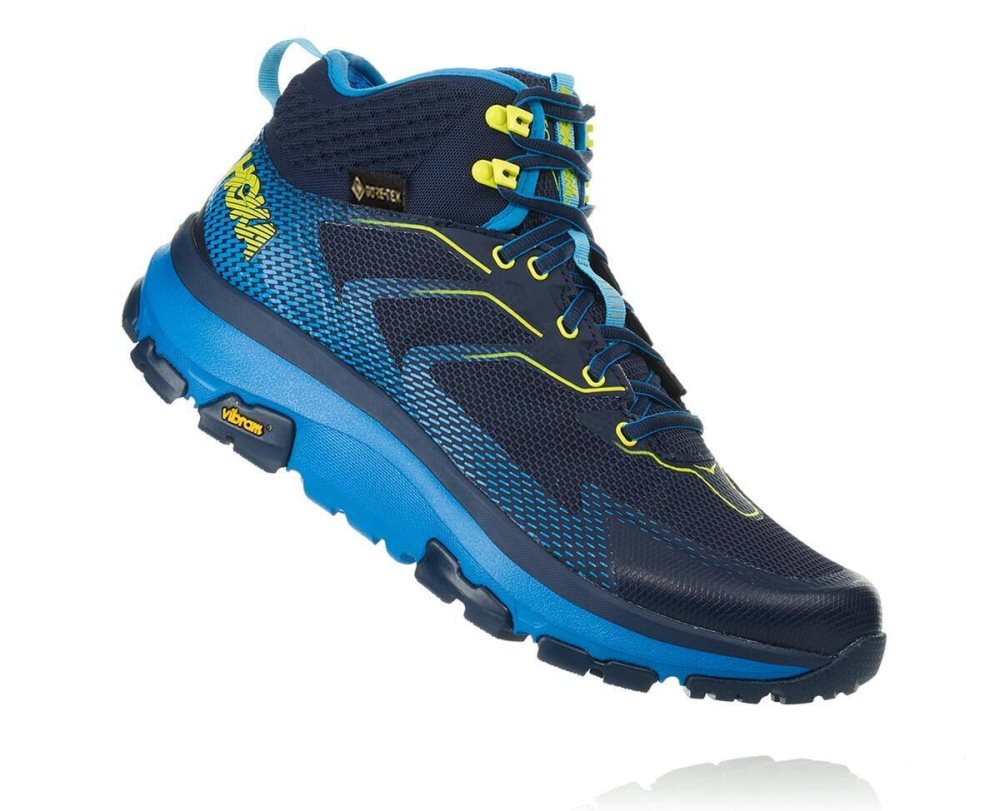 Botte Randonnée Hoka Toa GORE Homme Noir Bleu | USMD13652