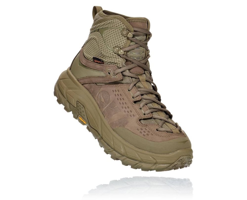 Botte Randonnée Hoka Tor Ultra Hi 2 Waterproof Homme Vert Olive | ZCIN25768