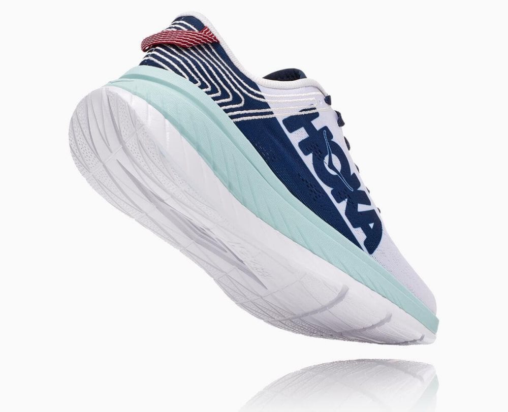 Chaussure de Marche Hoka Carbon X Homme Nimbus Cloud/Moonlit Ocean | ENOI57104