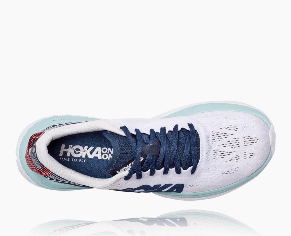 Chaussure de Marche Hoka Carbon X Homme Nimbus Cloud/Moonlit Ocean | ENOI57104