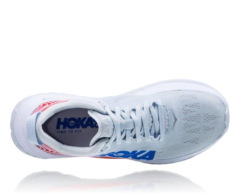 Chaussure de Marche Hoka Carbon X Homme Bleu | KWMR69852